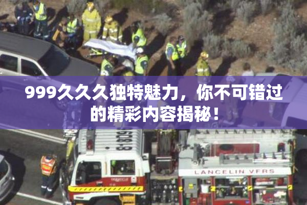 999久久久独特魅力，你不可错过的精彩内容揭秘！