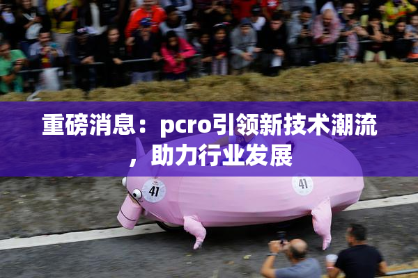 重磅消息：pcro引领新技术潮流，助力行业发展