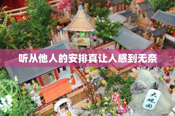 听从他人的安排真让人感到无奈