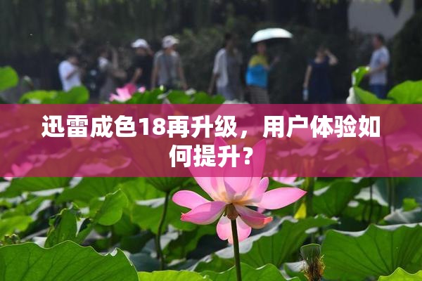 迅雷成色18再升级，用户体验如何提升？