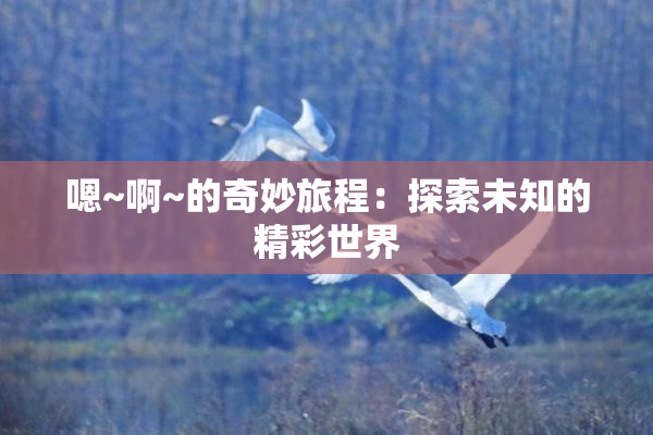 嗯~啊~的奇妙旅程：探索未知的精彩世界