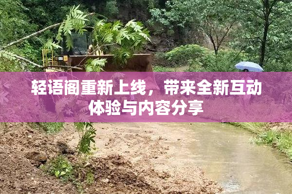 轻语阁重新上线，带来全新互动体验与内容分享