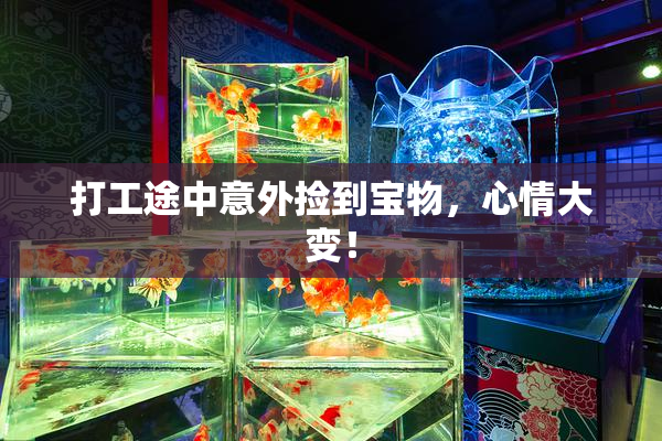 打工途中意外捡到宝物，心情大变！