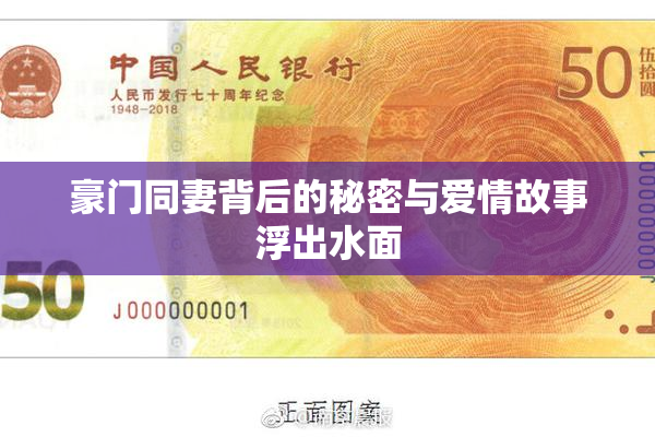豪门同妻背后的秘密与爱情故事浮出水面