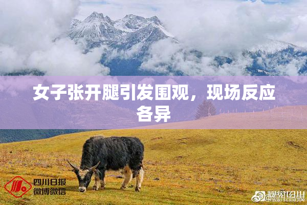 女子张开腿引发围观，现场反应各异