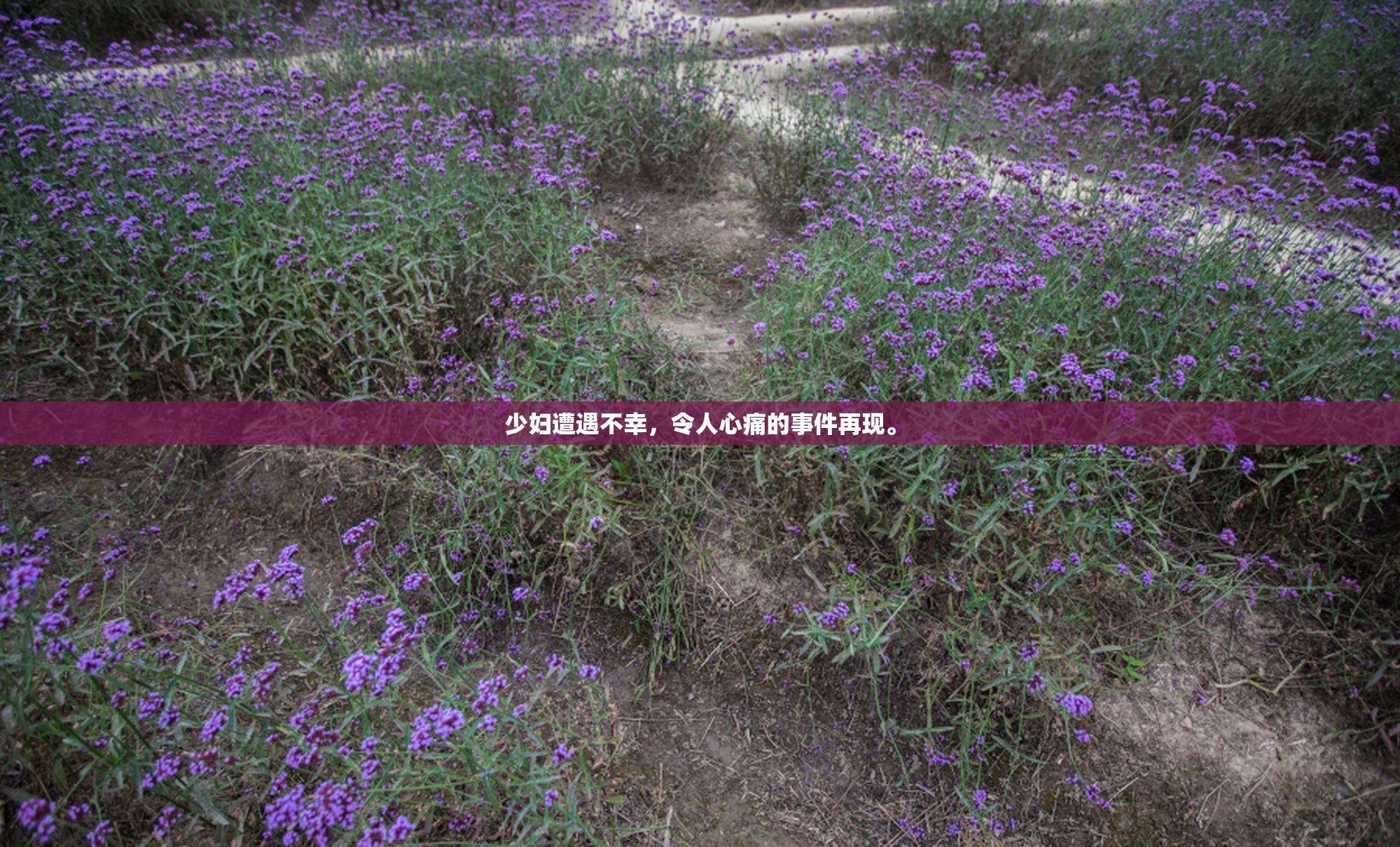 少妇遭遇不幸，令人心痛的事件再现。