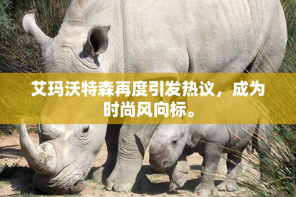 艾玛沃特森再度引发热议，成为时尚风向标。