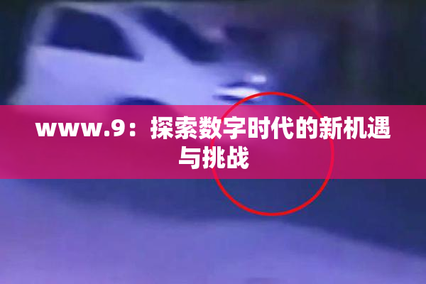 www.9：探索数字时代的新机遇与挑战