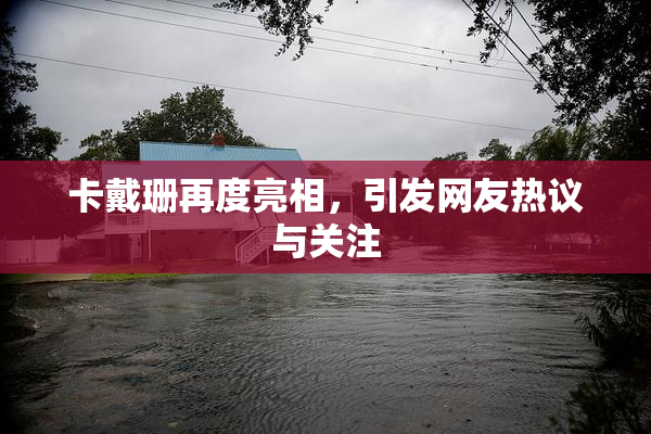 卡戴珊再度亮相，引发网友热议与关注