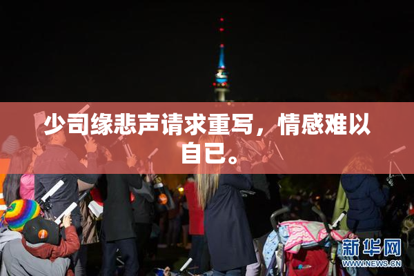 少司缘悲声请求重写，情感难以自已。