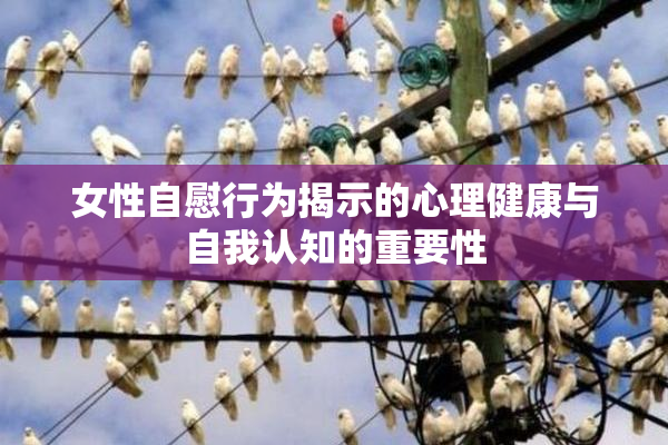 女性自慰行为揭示的心理健康与自我认知的重要性