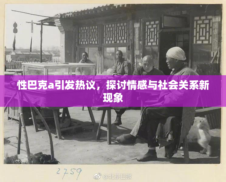 性巴克a引发热议，探讨情感与社会关系新现象