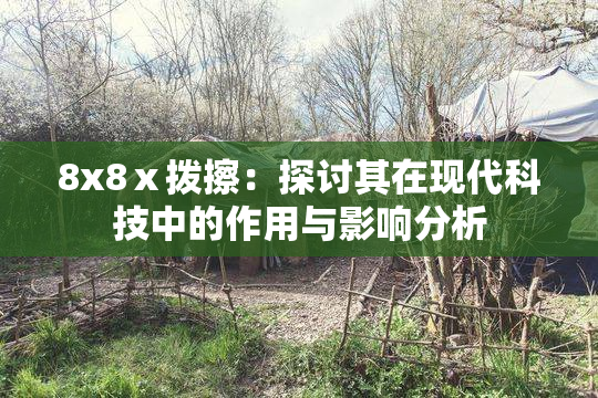 8x8ⅹ拨擦：探讨其在现代科技中的作用与影响分析
