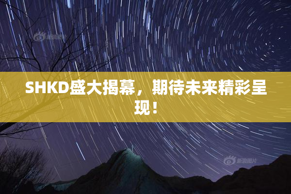 SHKD盛大揭幕，期待未来精彩呈现！