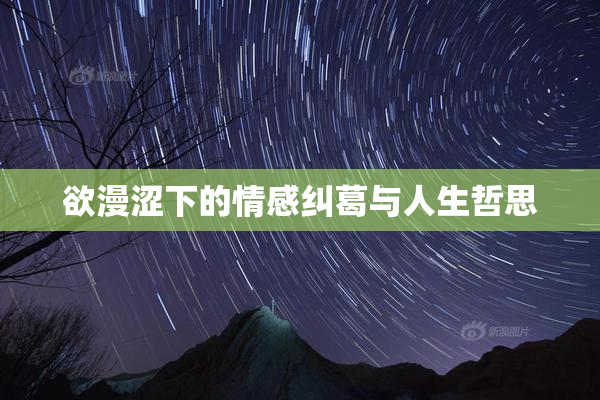 欲漫涩下的情感纠葛与人生哲思