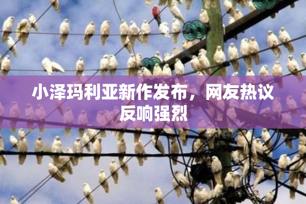 小泽玛利亚新作发布，网友热议反响强烈