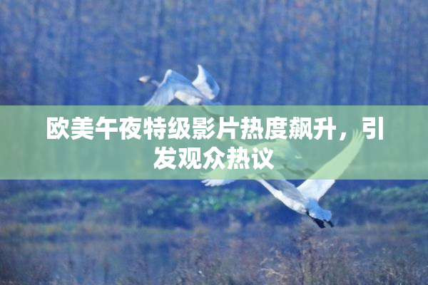 欧美午夜特级影片热度飙升，引发观众热议