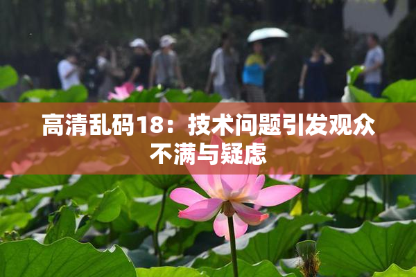 高清乱码18：技术问题引发观众不满与疑虑