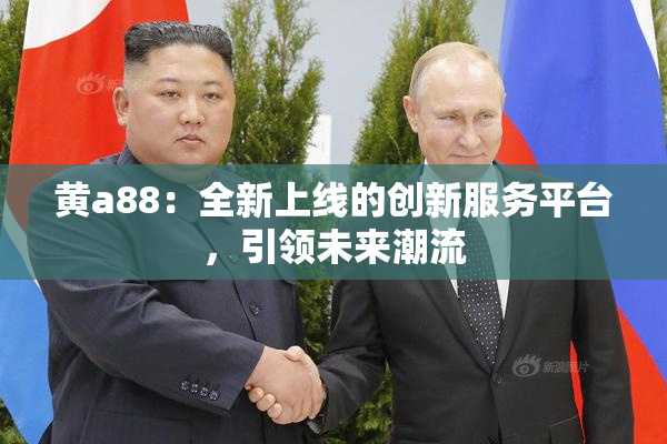黄a88：全新上线的创新服务平台，引领未来潮流