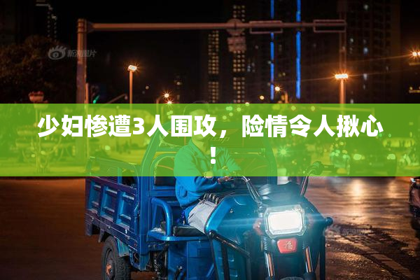 少妇惨遭3人围攻，险情令人揪心！