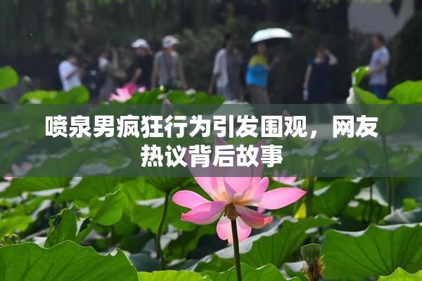 喷泉男疯狂行为引发围观，网友热议背后故事