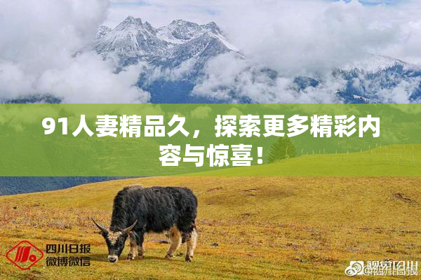 91人妻精品久，探索更多精彩内容与惊喜！
