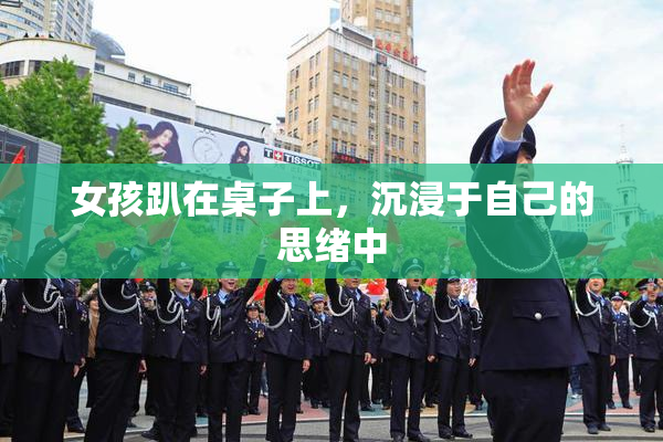 女孩趴在桌子上，沉浸于自己的思绪中