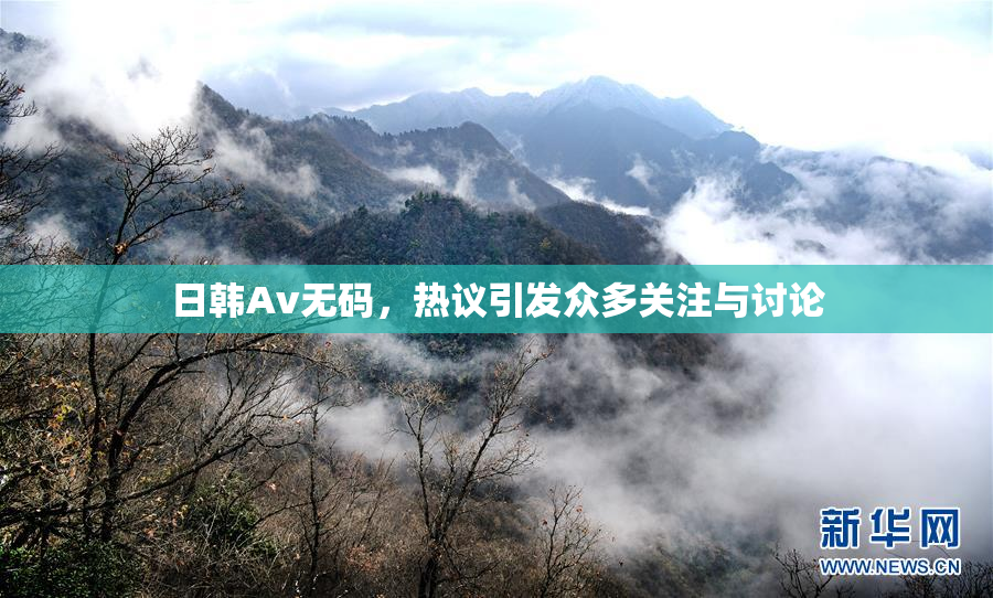 日韩Av无码，热议引发众多关注与讨论