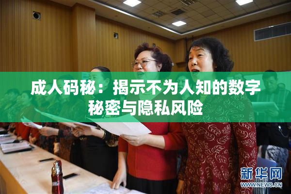 成人码秘：揭示不为人知的数字秘密与隐私风险