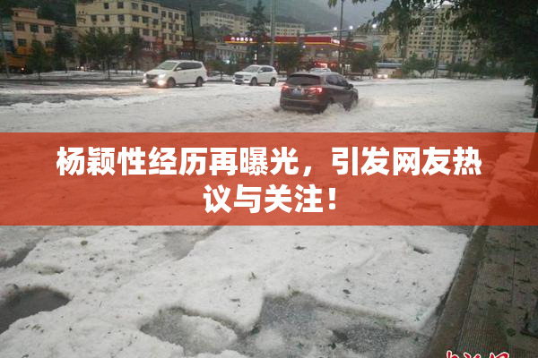 杨颖性经历再曝光，引发网友热议与关注！