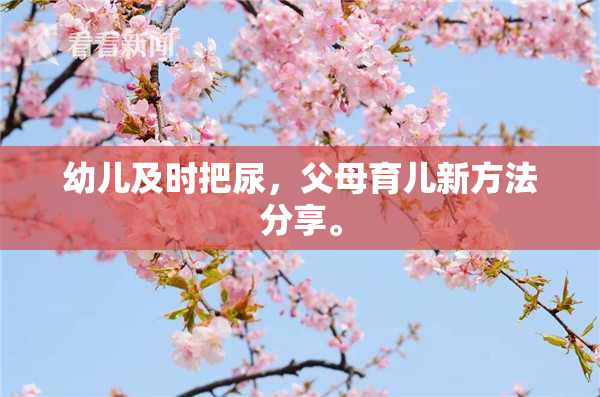幼儿及时把尿，父母育儿新方法分享。