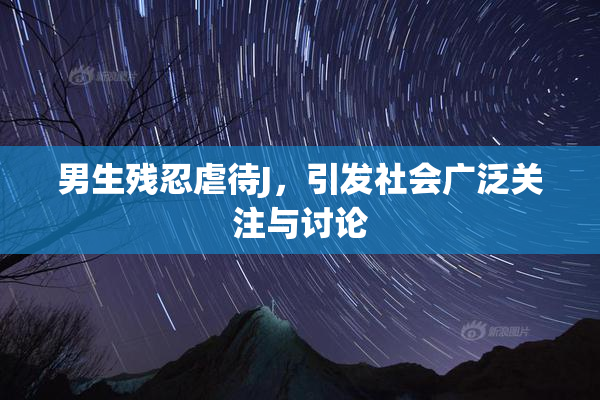 男生残忍虐待J，引发社会广泛关注与讨论