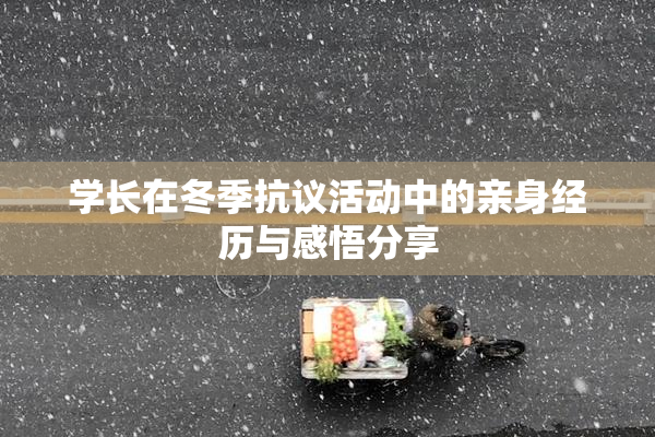 学长在冬季抗议活动中的亲身经历与感悟分享
