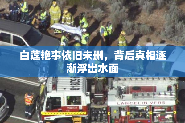 白莲艳事依旧未删，背后真相逐渐浮出水面