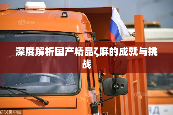 深度解析国产精品ζ麻的成就与挑战