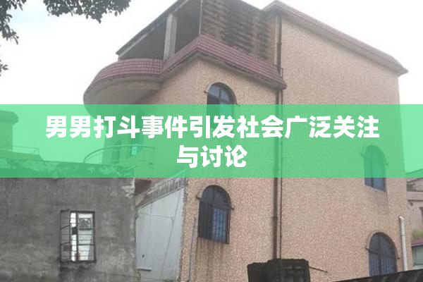 男男打斗事件引发社会广泛关注与讨论