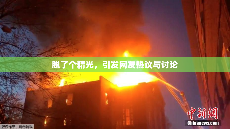 脱了个精光，引发网友热议与讨论