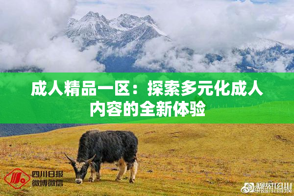 成人精品一区：探索多元化成人内容的全新体验