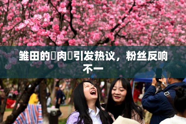 雏田的婬肉泬引发热议，粉丝反响不一