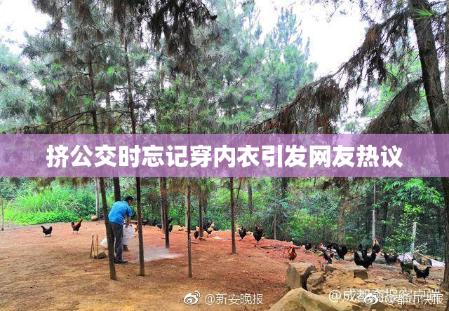 挤公交时忘记穿内衣引发网友热议