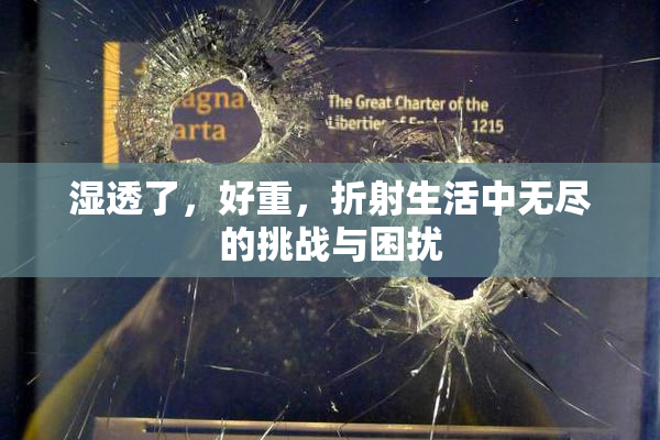 湿透了，好重，折射生活中无尽的挑战与困扰