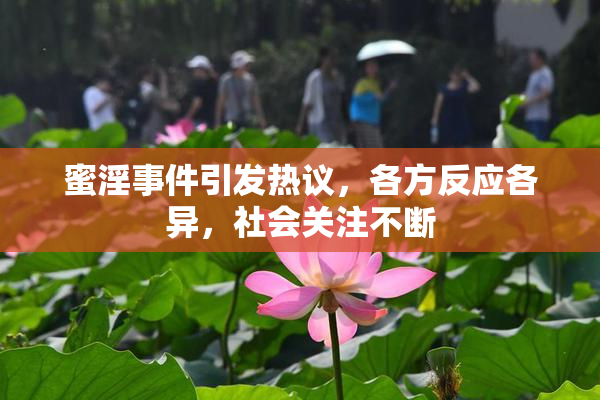 蜜淫事件引发热议，各方反应各异，社会关注不断