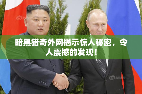 暗黑猎奇外网揭示惊人秘密，令人震撼的发现！