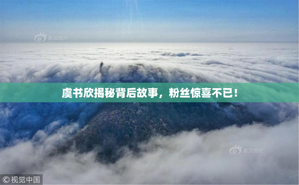 虞书欣揭秘背后故事，粉丝惊喜不已！