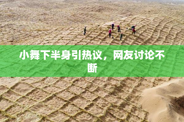 小舞下半身引热议，网友讨论不断