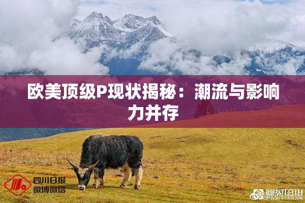 欧美顶级P现状揭秘：潮流与影响力并存