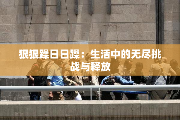 狠狠躁日日躁：生活中的无尽挑战与释放