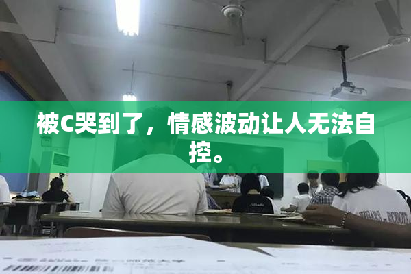 被C哭到了，情感波动让人无法自控。
