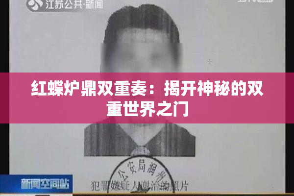 红蝶炉鼎双重奏：揭开神秘的双重世界之门