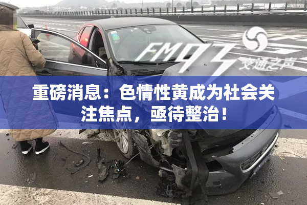 重磅消息：色情性黄成为社会关注焦点，亟待整治！